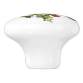 HollyBerries 002 Keramikknauf (Seitenansicht)