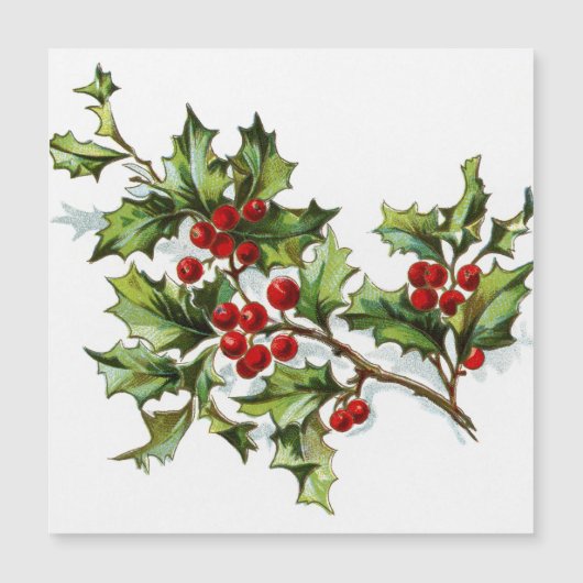 HollyBerries 002 Magnetkarte (Vorderseite)