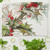 HollyBerries 003 Geschirrtuch (Gefaltet)