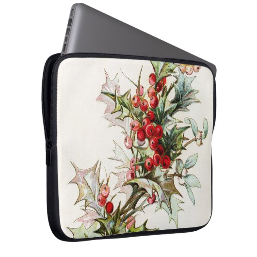 HollyBerries 003 Laptopschutzhülle (Vorne Rechts)