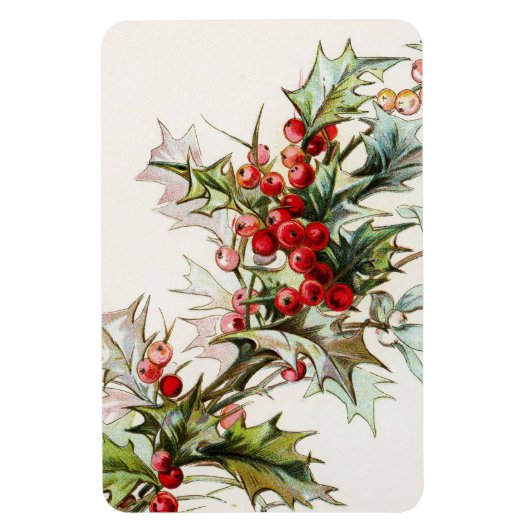 HollyBerries 003 Magnet (Vertikal)