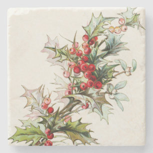 HollyBerries 003 Steinuntersetzer