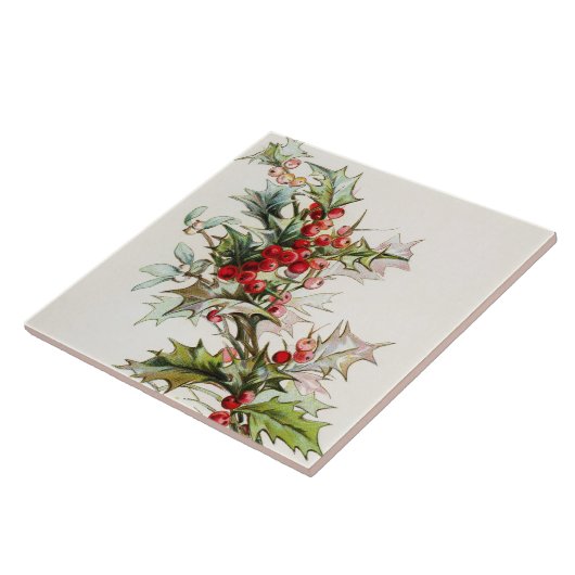 HollyBerries 004 Fliese (Seite)