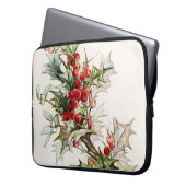 HollyBerries 004 Laptopschutzhülle (Vorderseite Links)