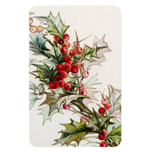 HollyBerries 004 Magnet (Vertikal)