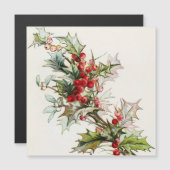 HollyBerries 004 Magnetkarte (Vorne/Hinten)