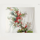 HollyBerries 004 Wandteppich (Vorderseite (Horizontal))