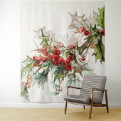 HollyBerries 004 Wandteppich (Beispiel)