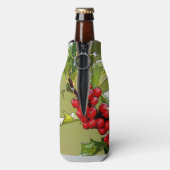 HollyBerries 005 Flaschenkühler (Flasche Rückseite)