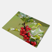 HollyBerries 005 Fußmatte (Schrägansicht)