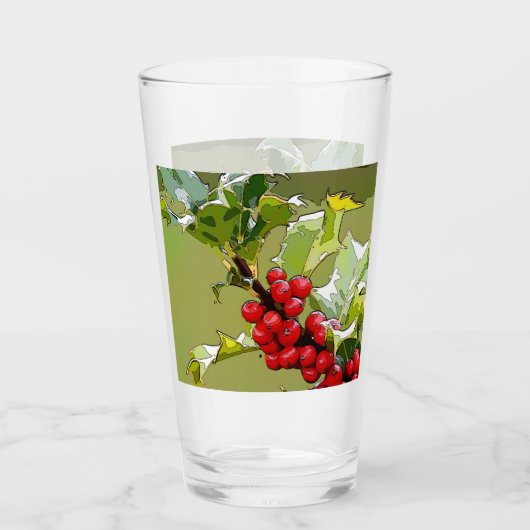 HollyBerries 005 Glas (Vorderseite)