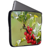 HollyBerries 005 Laptopschutzhülle (Vorne Rechts)