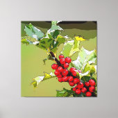 HollyBerries 005 Leinwanddruck (Vorderseite)