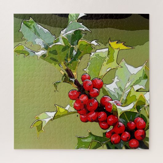 HollyBerries 005 Puzzle (Vertikal)