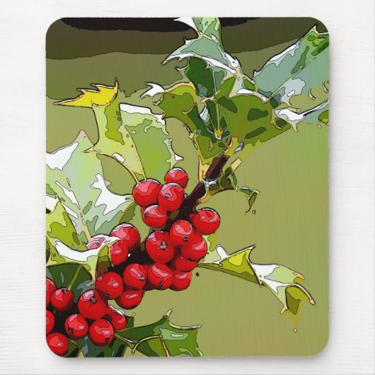 HollyBerries 006 Mousepad (Vorne)