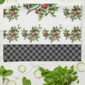 HollyBerries 014 Geschirrtuch (Gefaltet)