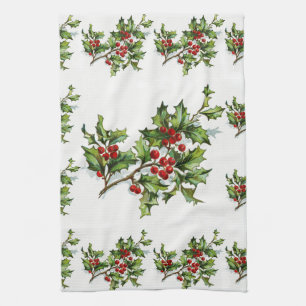 HollyBerries 014 Geschirrtuch