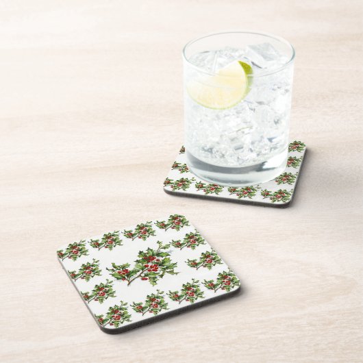 HollyBerries 014 Getränkeuntersetzer (Rechte Seite)