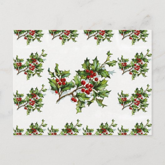 HollyBerries 014 Postkarte (Vorderseite)