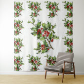 HollyBerries 014 Wandteppich (Beispiel)