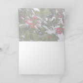 "Hollyberry" Dankeskarte (Innenseite)