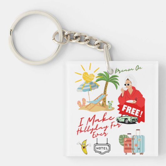 Hollyday For Ever Schlüsselanhänger (Vorderseite)