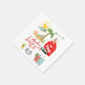 Hollyday For Ever Serviette (Ecke)