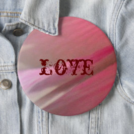 Hollyhock 10 abstrakt 3 Lieben Button