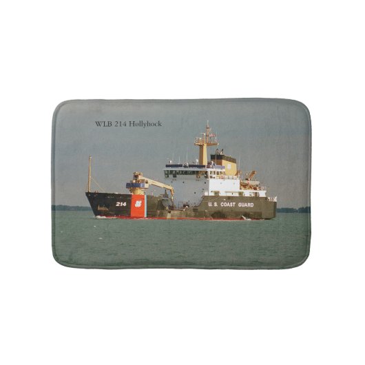 Hollyhock bathmat badematte (Vorderseite)