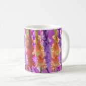 Hollyhock Blooms of Elegance, Kaffeetasse (VorderseiteRechts)