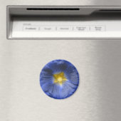 Hollyhock Blume Beautiful Blue Magnet (In Situ (Geschirrspüler))