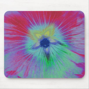 Hollyhock Blume Bright Lights Mousepad