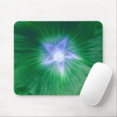 Hollyhock Blume Gorgeous Green Mousepad (Mit Mouse)
