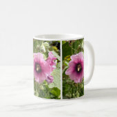 HOLLYHOCK-BLUME KAFFEETASSE (VorderseiteRechts)