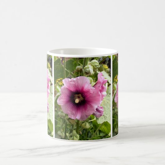 HOLLYHOCK-BLUME KAFFEETASSE (Mittel)