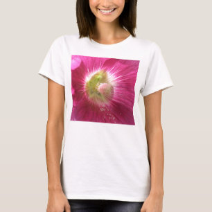 Hollyhock Deep Pink Ladys T Shirt