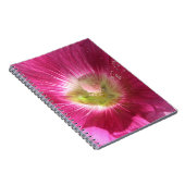 Hollyhock Deep Pink Notebook Notizblock (Rechte Seite)