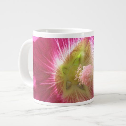 Hollyhock Deep Pink Tasse (Vorderseite Links)
