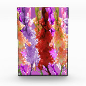 Hollyhock Elegance Fotoblock (Vorderseite)