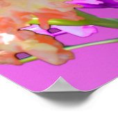 Hollyhock Elegance Poster (Ecke)