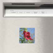 Hollyhock-Magnet Magnet (In Situ (Geschirrspüler))