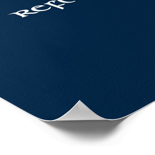 HOLLYHOCK POSTER MIT QUOTE (Ecke)