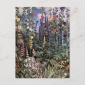 Hollyhock Postkarte (Vorderseite)