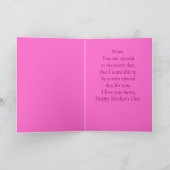 Hollyhock Puppe-fertigen besonders an Karte (Innenseite)