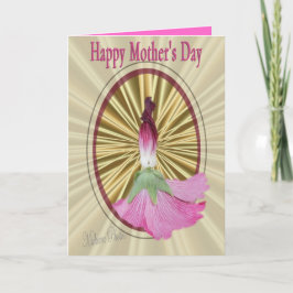 Hollyhock Puppe-fertigen besonders an Karte