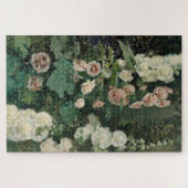 Hollyhock Rose Blume Puzzle (Horizontal)