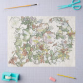 Hollyhock-u. Geißblatt-Blumen-Kunst-Seidenpapier Seidenpapier (Basteln)