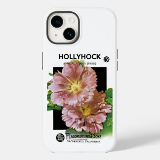 Hollyhock Vintag Seed Packet Case-Mate iPhone Cas 14 Hülle