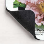 Hollyhock Vintag Seed Packet Mousepad (Ecke)