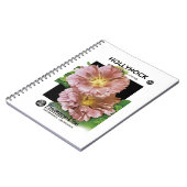 Hollyhock Vintag Seed Packet Notizblock (Linke Seite)